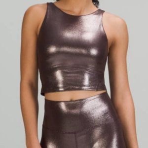 LULULEMON (Limited Edition) Align High-Neck Tank Top: Radiant Foil French Press